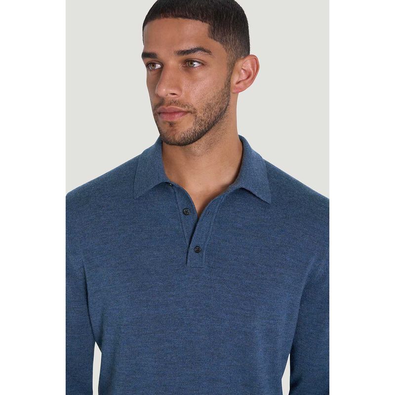 M.J. Bale Fraser Merino Polo Knit image number 2